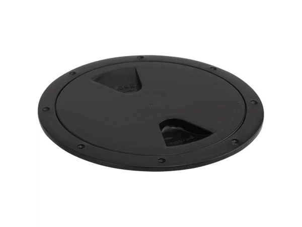 Sea-Dog Screw-Out Deck Plate - Black - 4"