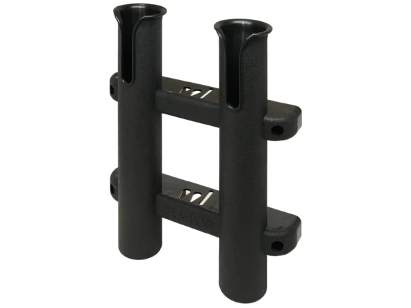 Sea-Dog Two Pole Side Mount Rod Storage Rack - Black