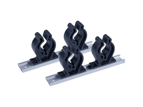 Sea-Dog Track Rod Holder - 7" Tracks - 4 Rod Clips