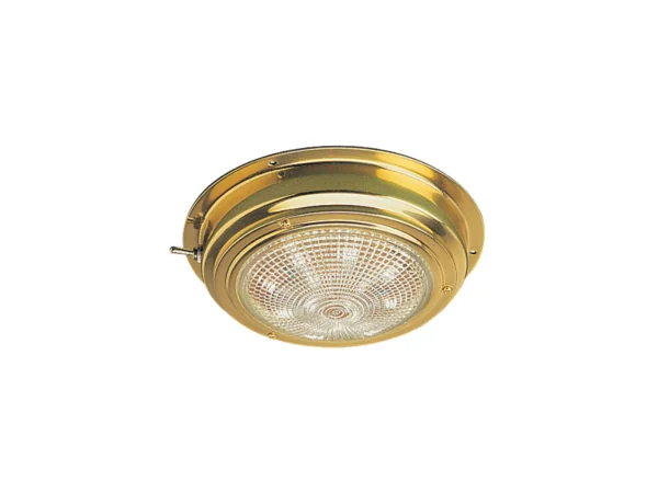 Sea-Dog Brass LED Dome Light - 4" Lens