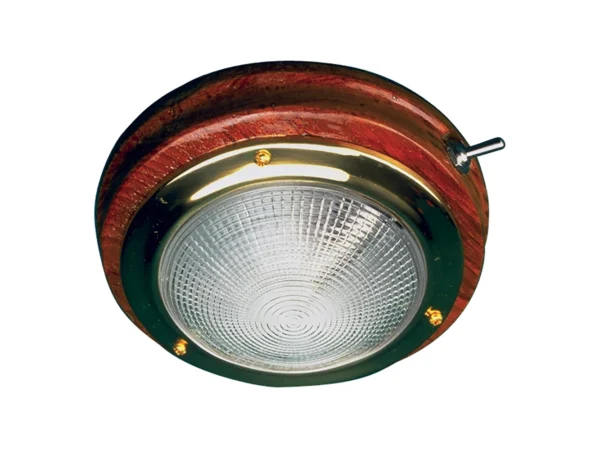 Sea-Dog Teak LED Dome Light - 5" Lens