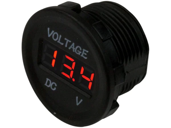 Sea-Dog Round Voltage Meter - 6V-30V