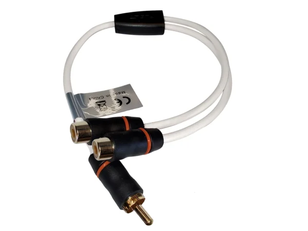 Fusion RCA Cable Splitter - 1 Male to 2 Female - 1'