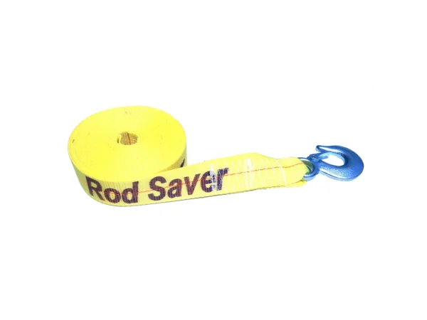 Rod Saver Heavy-Duty Winch Strap Replacement - Yellow - 2" x 20'