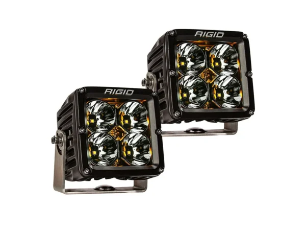 RIGID Industries Radiance Pod XL - Black Case w/Amber Backlight - Pair