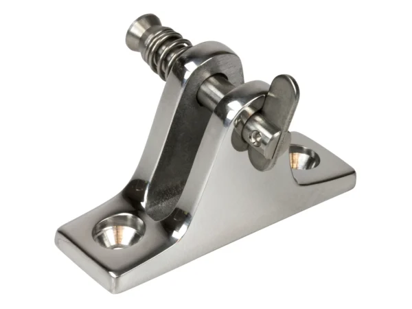 Sea-Dog Stainless Steel Angle Base Deck Hinge - Removable Pin