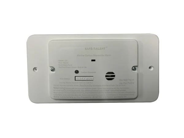 Safe-T-Alert 65 Series Marine Carbon Monoxide Alarm - Flush Mount - 12V - White