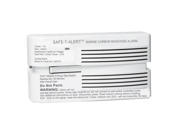 Safe-T-Alert 65 Series Marine Carbon Monoxide Alarm 12V - Surface Mount - White