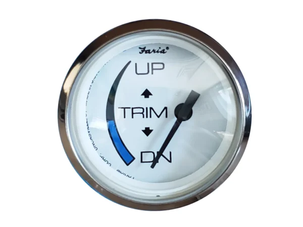 Faria Chesapeake White SS 2" Trim Gauge f/Honda Engines