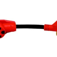 Valterra Dogbone Style Mighty Cord 12" RV Adapter Cord with Handle