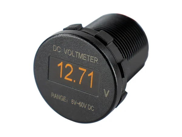 Sea-Dog OLED Voltmeter - Round