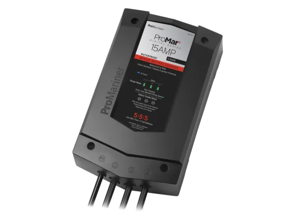 ProMariner ProMar1 DS Digital - 15 Amp - 3 Bank Charger