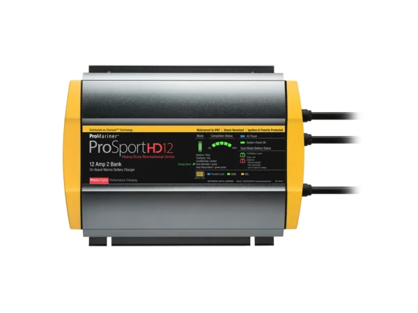 ProMariner ProSportHD 12 Gen 4 - 12 Amp - 2 Bank Battery Charger