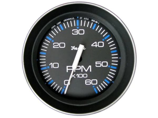 Faria Coral 4" Tachometer 6000 RPM (Gas) (Inboard and I/O)