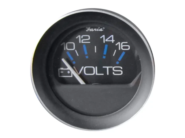 Faria Coral 2" Voltmeter (10-16 VDC)