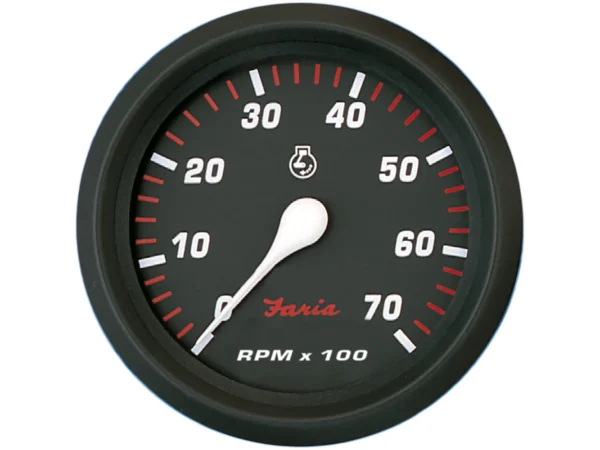 Faria Professional Red 4" Tachometer - 7,000 RPM