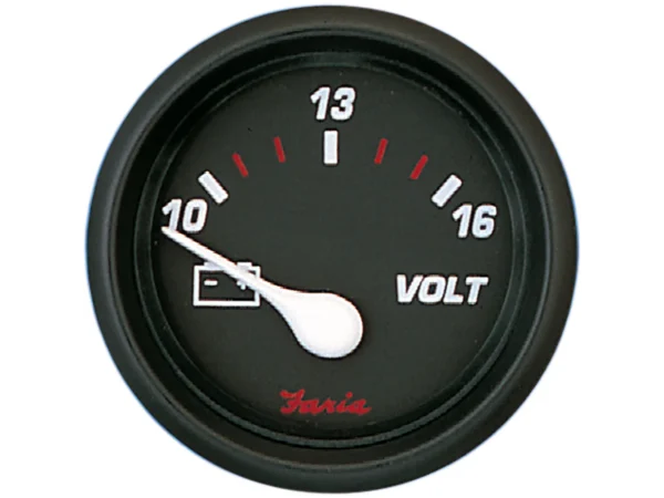 Faria Professional Red 2" Voltmeter