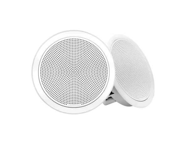 Fusion FM-F65RW FM Series 6.5" Flush Mount Round Marine Speakers - White Grill - 120W - Image 4