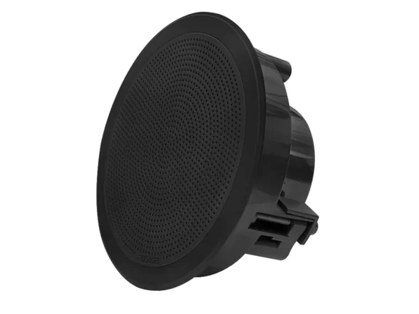 Fusion FM-F77RB FM Series 7.7" Flush Mount Round Marine Speakers - Black Grill - 200W - Image 2