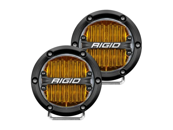 RIGID Industries 360-Series 4" SAE Fog Light - Yellow Light - Black Housing