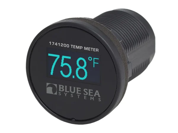 Blue Sea 1741200 Mini OLED Temperature Monitor - Blue