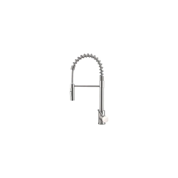 Flow-Max 719323 Coiled Spring Sprayer Faucet, Stainless Steel