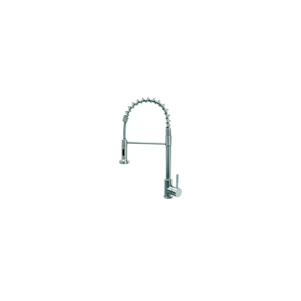 Flow-Max 719323 Coiled Spring Sprayer Faucet, Stainless Steel - Image 2