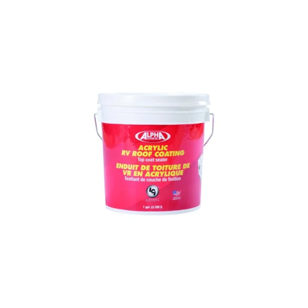 Alpha Systems 862401 Acrylic Rv Roof Coating, Gal.