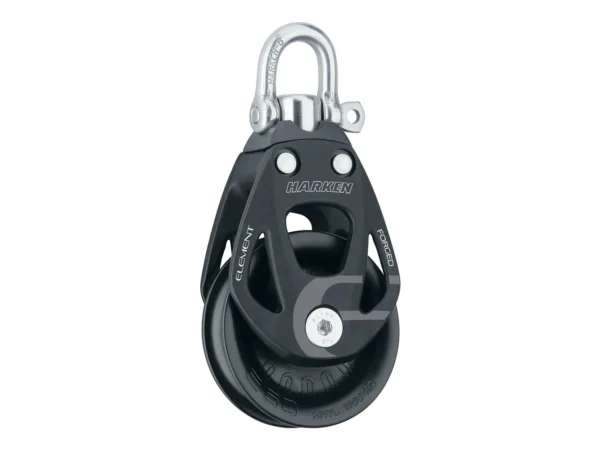 Harken 60mm Single Aluminum Element Block w/Swivel