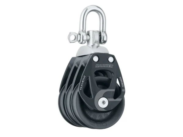 Harken 60mm Triple Aluminum Element Block w/Swivel