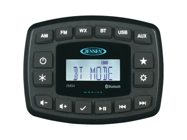 JENSEN JMS4RTL Stereo w/AM/FM/BT - Single Zone