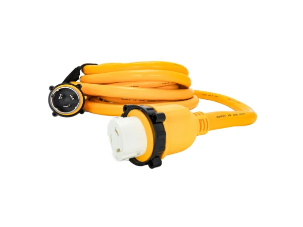 Camco 50 Amp Power Grip Marine Extension Cord - 25' M-Locking/F-Locking Adapter - Image 3