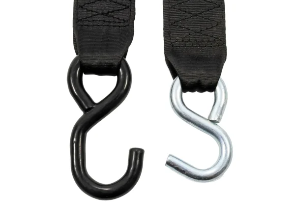 Camco Retractable Tie Down Straps - 2" Width 6' Dual Hooks - Image 5