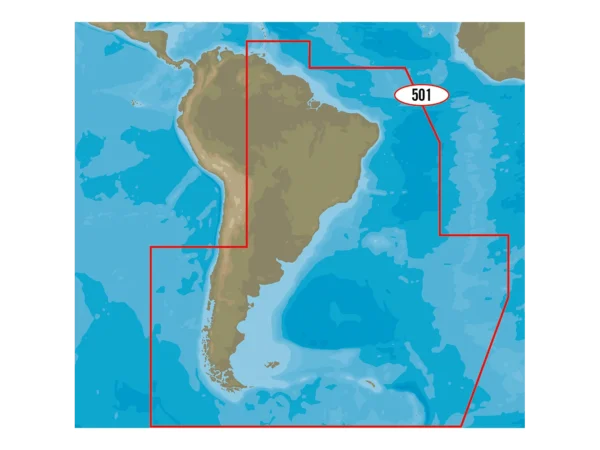 C-MAP 4D SA-D501 Gulf of Paria to Cape Horn