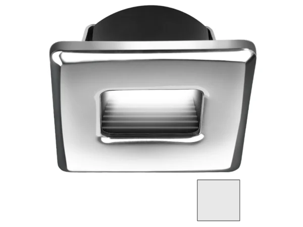 i2Systems Ember E1150Z Snap-In - Polished Chrome - Square - Cool White Light