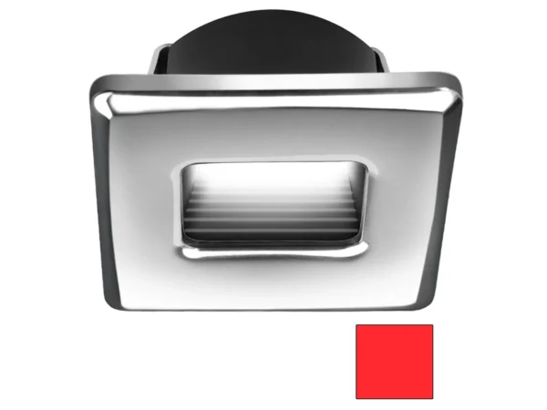 i2Systems Ember E1150Z Snap-In - Polished Chrome - Square - Red Light