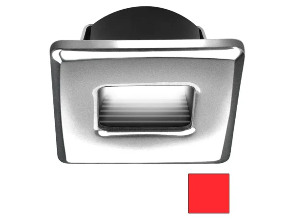 i2Systems Ember E1150Z Snap-In - Brushed Nickel - Square - Red Light