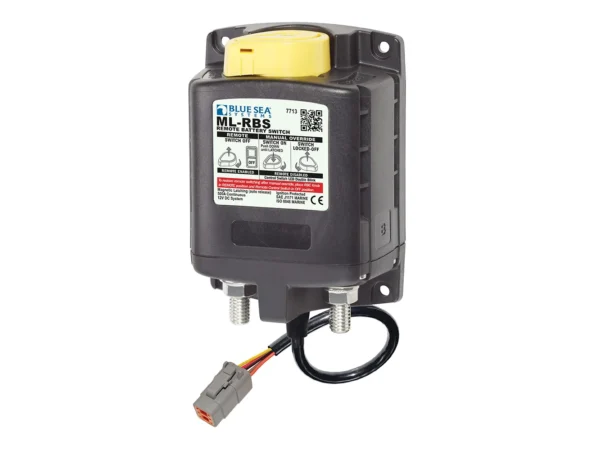 Blue Sea 7713100 ML-RBS Remote Battery Switch w/Manual Control Auto Release & Deutsch Connector - 12V