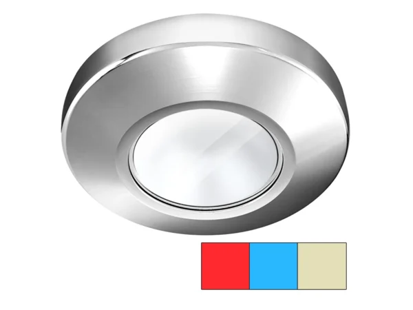 i2Systems Profile P1120 Tri-Light Surface Light - Red, Warm White & Blue - Chrome Finish