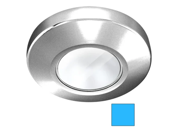 i2Systems Profile P1100 1.5W Surface Mount Light - Blue - Brushed Nickel Finish