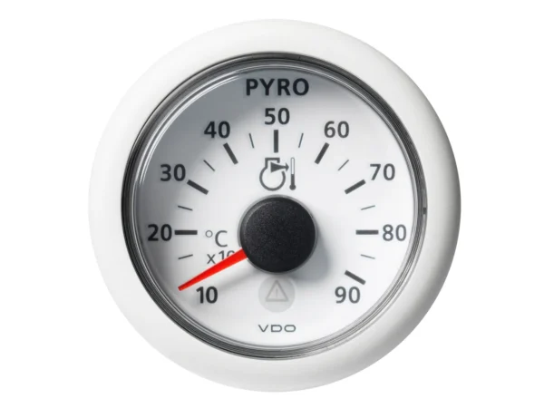 Veratron 52 MM (2-1/16") ViewLine Pyrometer - 100° to 900°C - White Dial & Bezel