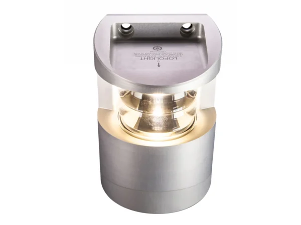 Lopolight Series 300-039 - Double Stacked Masthead Light - 5NM - Vertical Mount - White - Silver Housing