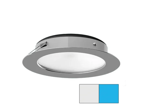 i2Systems Apeiron Pro XL A526 - 6W Spring Mount Light - Cool White/Blue - Polished Chrome Finish