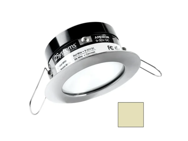 i2Systems Apeiron A503 3W Spring Mount Light - Warm White - Polished Chrome Finish