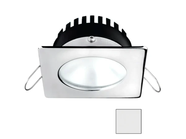 i2Systems Apeiron A506 6W Spring Mount Light - Square/Round - Cool White - Polished Chrome Finish