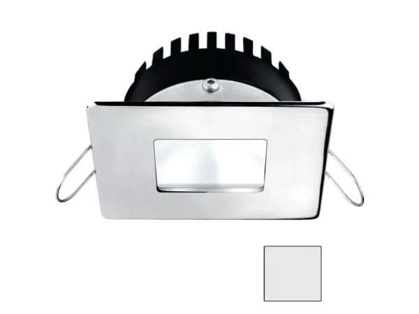 i2Systems Apeiron A506 6W Spring Mount Light - Square/Square - Cool White - Polished Chrome Finish