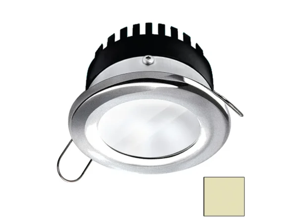 i2Systems Apeiron PRO A506 - 6W Spring Mount Light - Round - Warm White - Brushed Nickel Finish