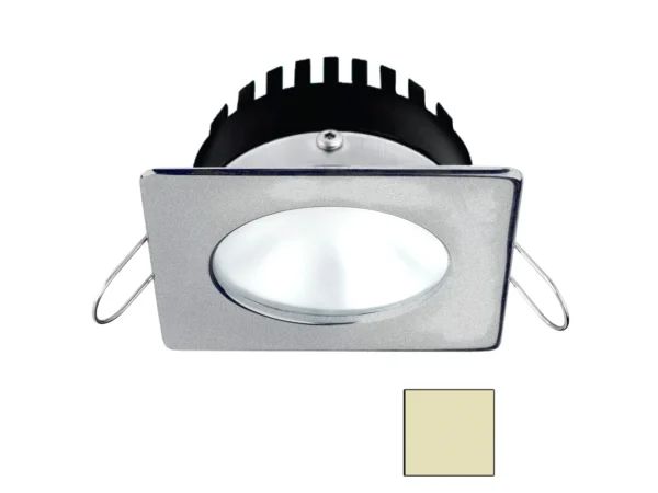 i2Systems Apeiron PRO A506 - 6W Spring Mount Light - Square/Round - Warm White - Brushed Nickel Finish