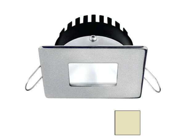 i2Systems Apeiron PRO A506 - 6W Spring Mount Light - Square/Square - Warm White - Brushed Nickel Finish