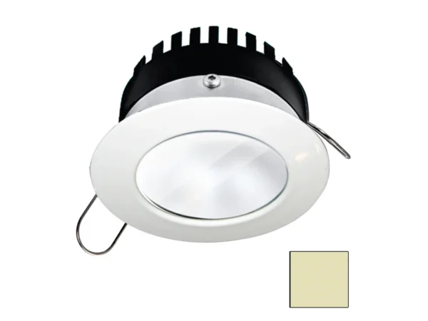 i2Systems Apeiron PRO A506 - 6W Spring Mount Light - Round - Warm White - White Finish